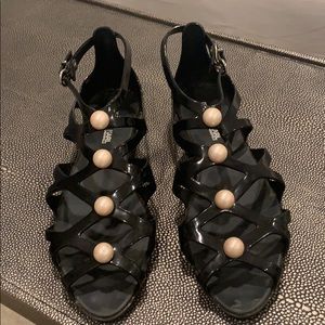 Melissa X Karl Lagerfeld rubber sandals